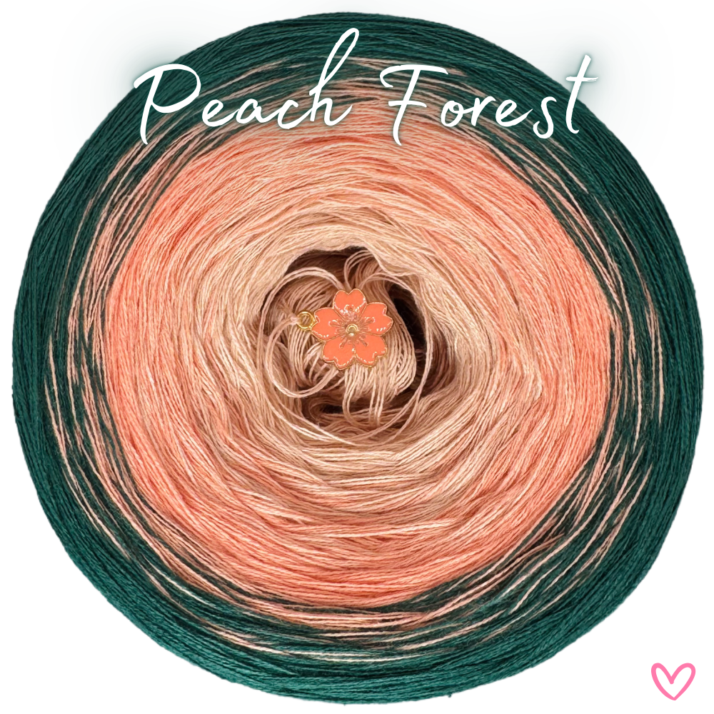 Bobbel (Farbverlaufsgarn) Peach Forest