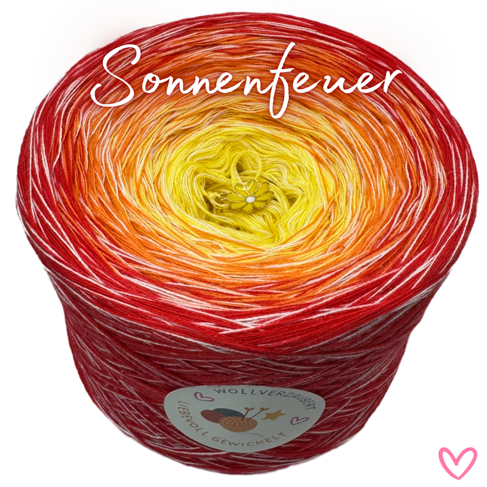 Bobbel (Farbverlaufsgarn) Sonennfeuer