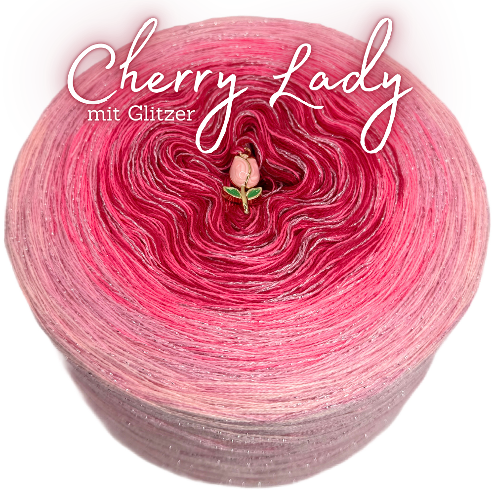 Bobbel Cherry Lady 🍒 mit Glitzer ✨