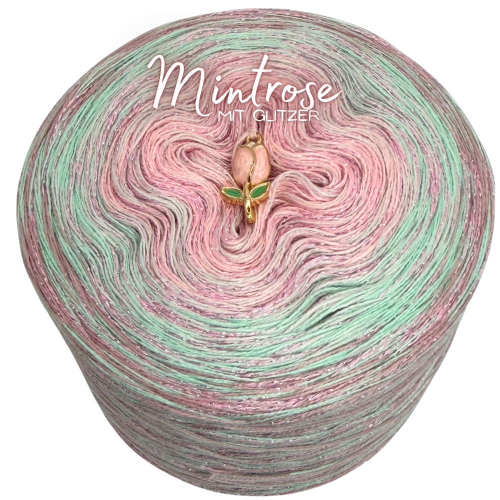 Bobbel Mintrose mit Glitzer ✨