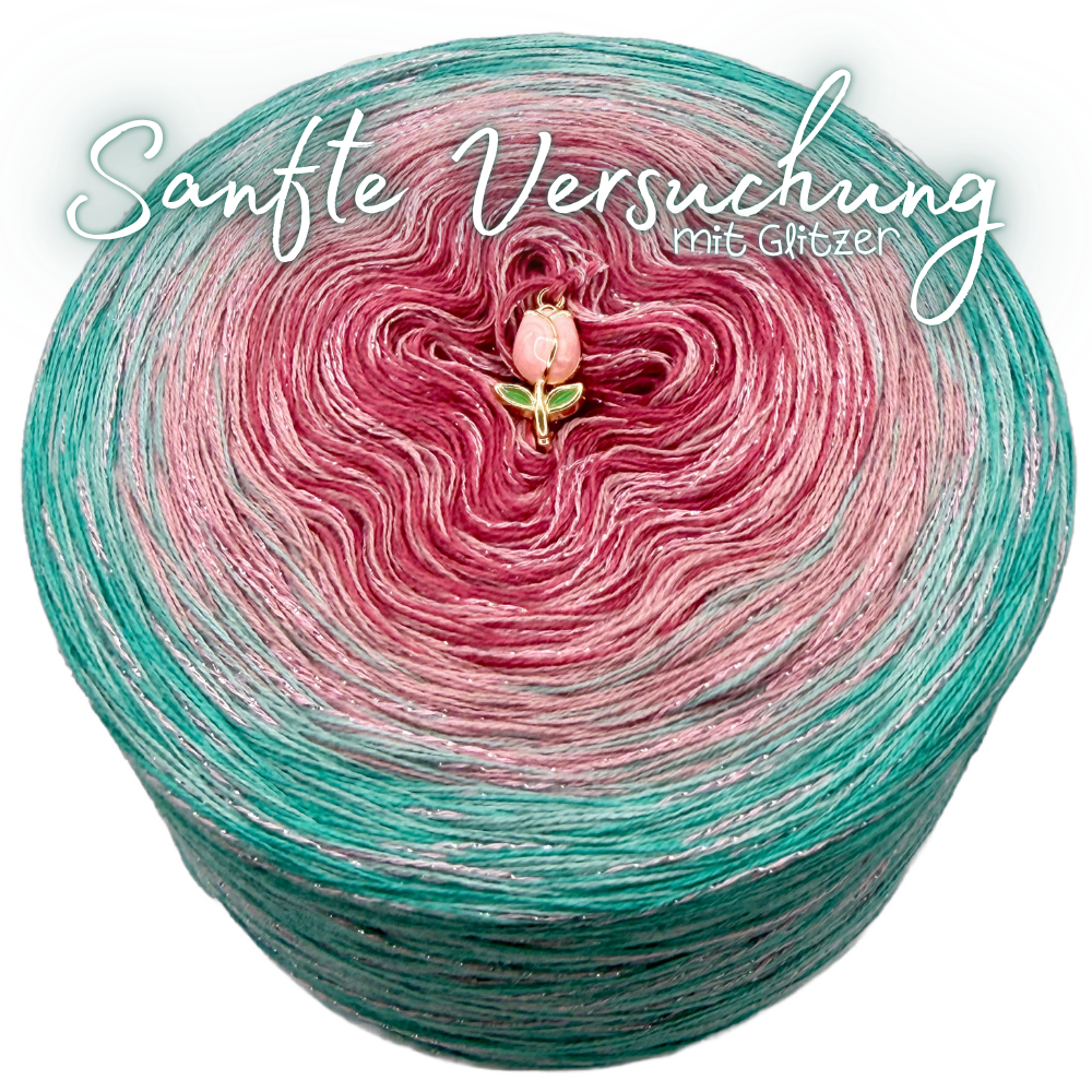 𝐒𝐨𝐟𝐨𝐫𝐭𝐤𝐚𝐮𝐟 Bobbel Sanfte Versuchung 1000m Lauflänge 4fädig + Glitzerfaden