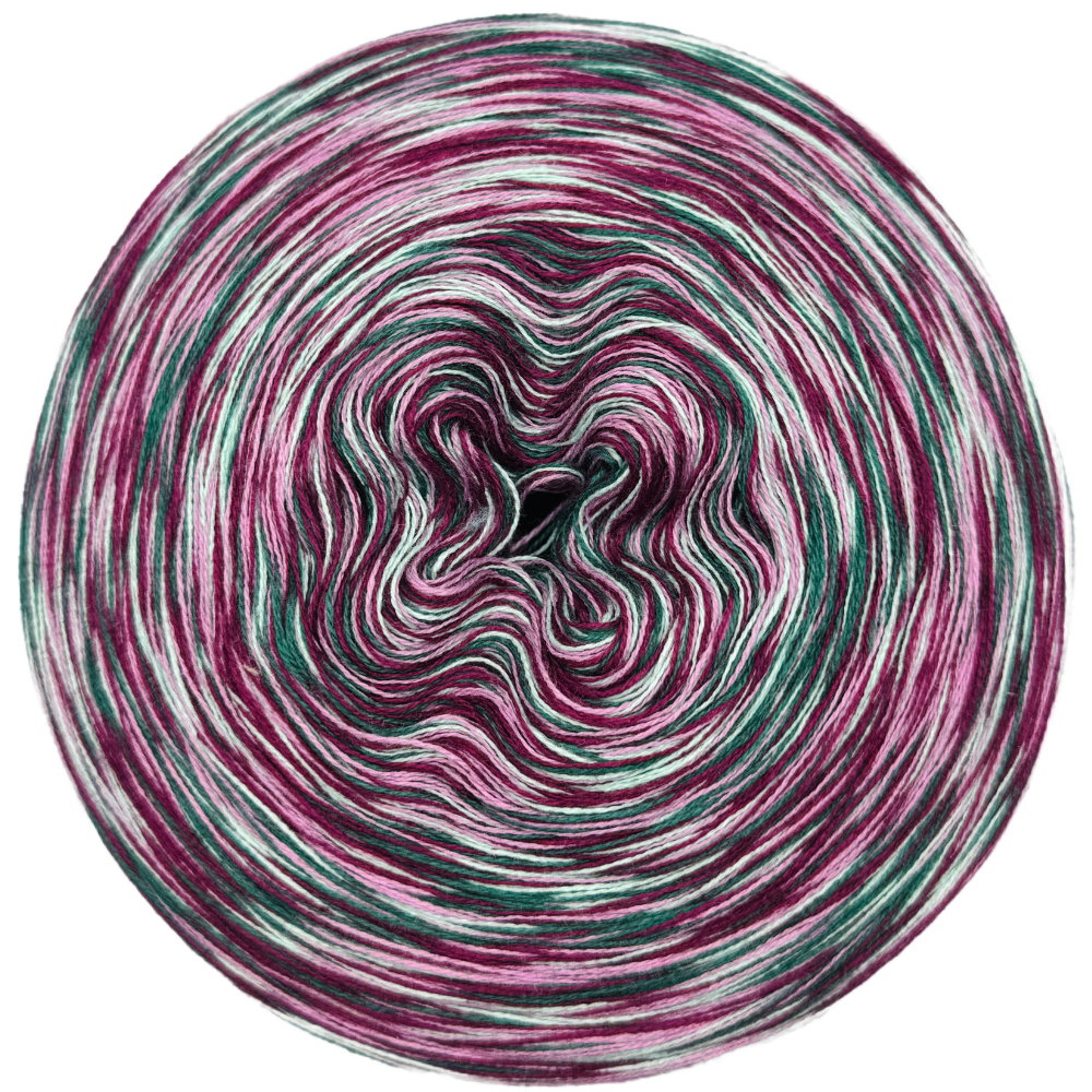 Melierter Bobbel (Brombeere, Smaragd, Amethyst, Pistazie)