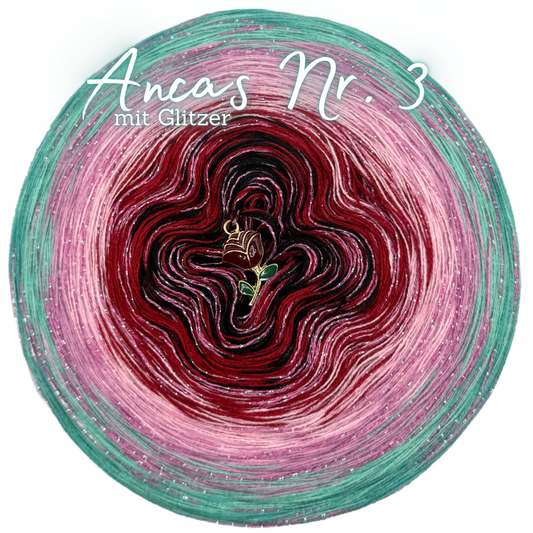 Bobbel Ancas Nr. 3 mit Glitzer ✨