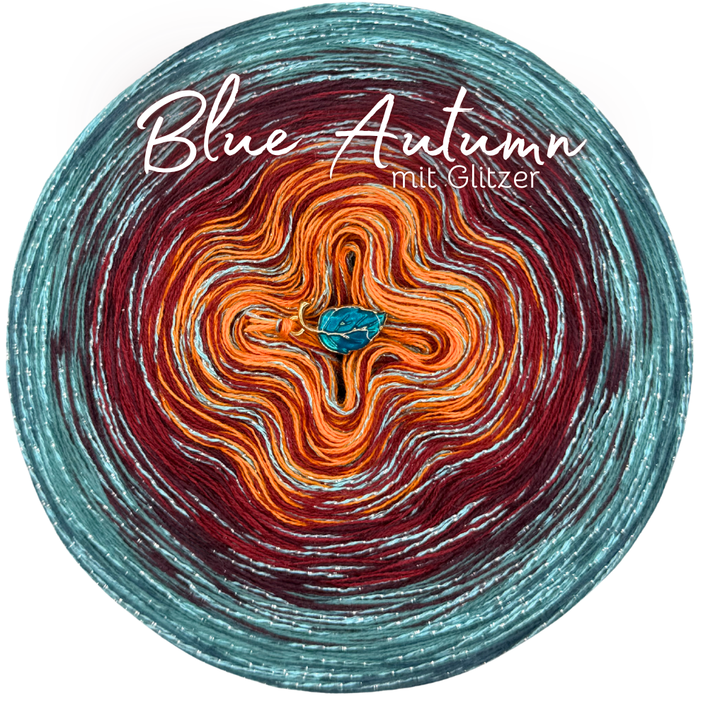 Bobbel Blue Autumn mit Glitzer ✨