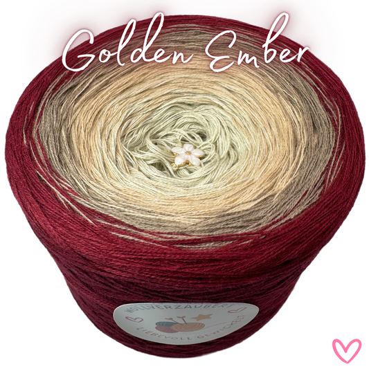 Bobbel (Farbverlaufsgarn) Golden Ember