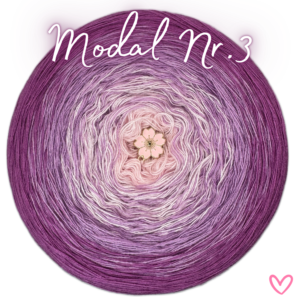 Bobbel (Farbverlaufsgarn) Modal Nr. 3