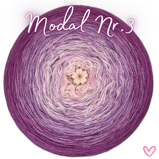 Bobbel (Farbverlaufsgarn) Modal Nr. 3