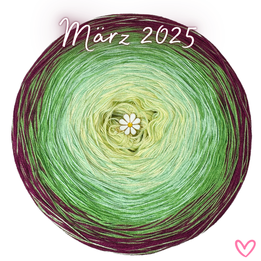 Bobbel (Farbverlaufsgarn) Monatsbobbel März 2025