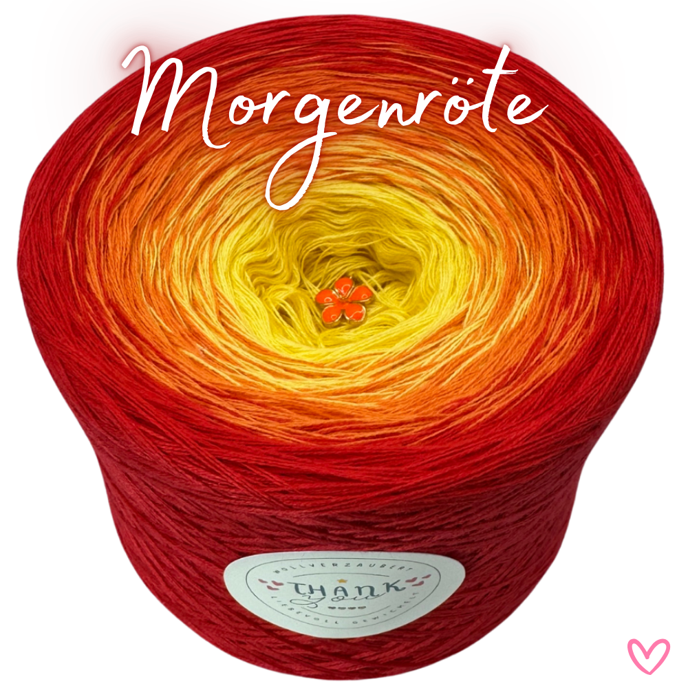 Bobbel (Farbverlaufsgarn) Morgenröte