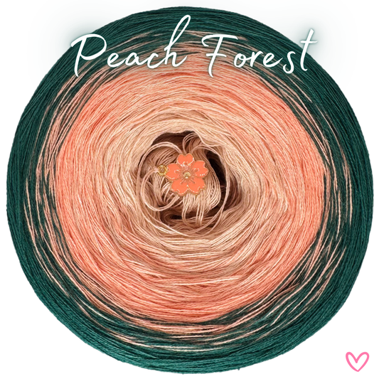 Bobbel (Farbverlaufsgarn) Peach Forest