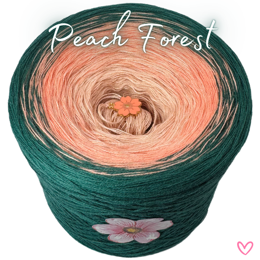 Bobbel (Farbverlaufsgarn) Peach Forest