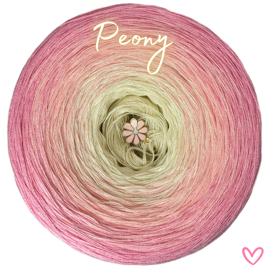 Bobbel (Farbverlaufsgarn) Peony