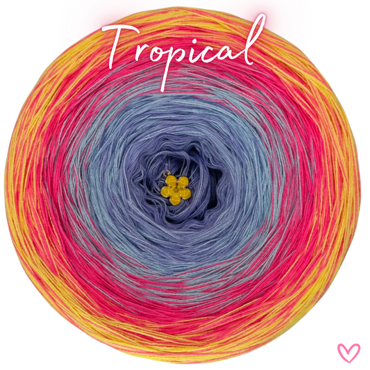 Bobbel (Farbverlaufsgarn) Tropical