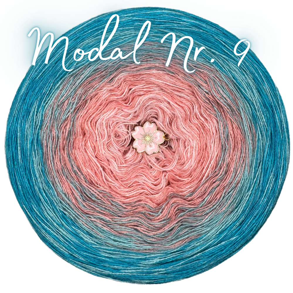 Bobbel (Farbverlaufsgarn) Modal Nr. 9