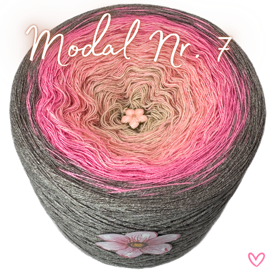 Bobbel (Farbverlaufsgarn) Modal Nr. 7