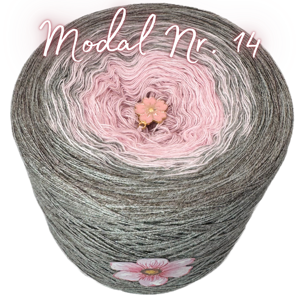 Bobbel (Farbverlaufsgarn) Modal Nr. 14