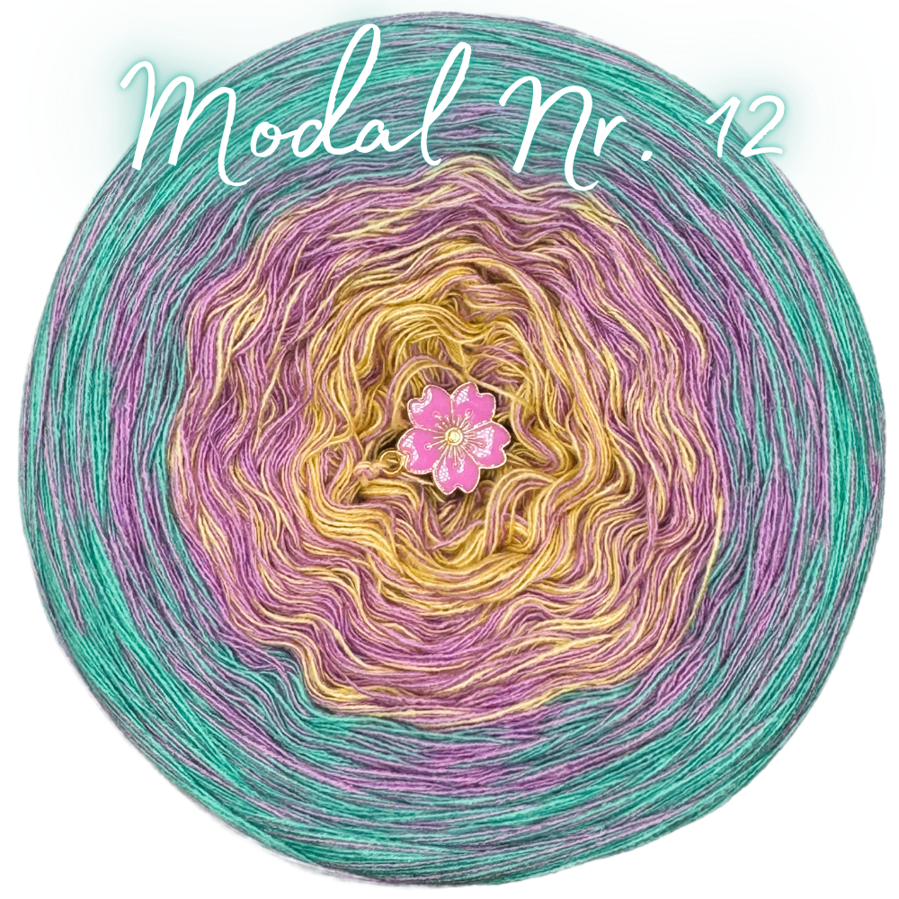 Bobbel (Farbverlaufsgarn) Modal Nr. 12