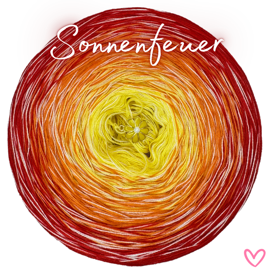 Bobbel (Farbverlaufsgarn) Sonennfeuer