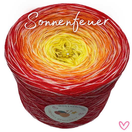 Bobbel (Farbverlaufsgarn) Sonennfeuer