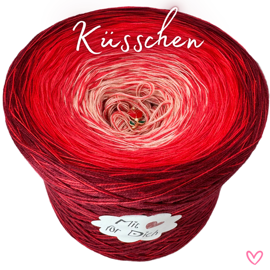 Bobbel (Farbverlaufsgarn) Küsschen