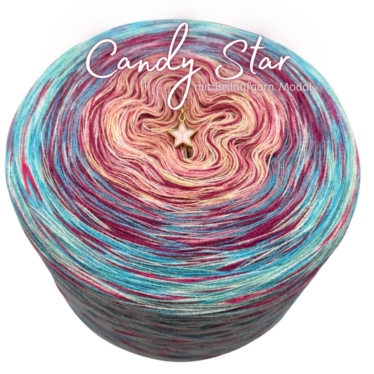 Bobbel Candy Star 🍭 mit Beilaufgarn Modal