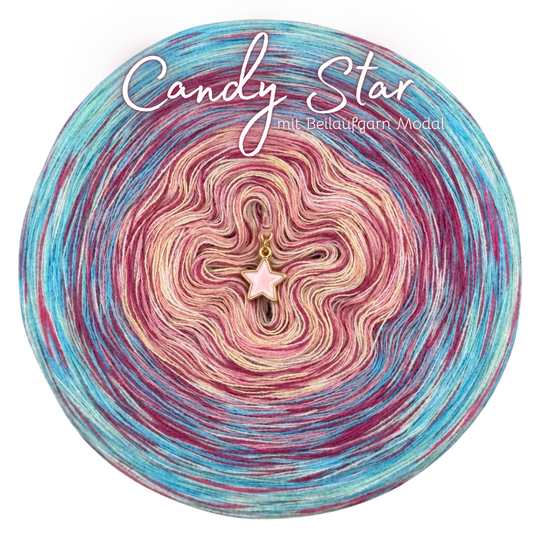 Bobbel Candy Star 🍭 mit Beilaufgarn Modal