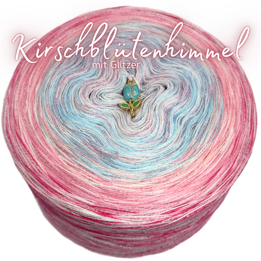 Bobbel Kirschblütenhimmel 🌸 mit Glitzer ✨