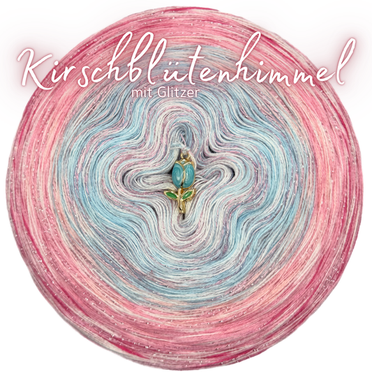 Bobbel Kirschblütenhimmel 🌸 mit Glitzer ✨