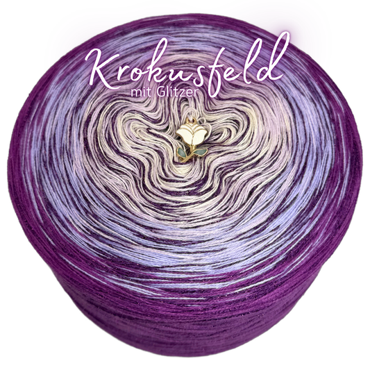 Bobbel Krokusfeld mit Glitzer ✨