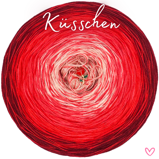 Bobbel (Farbverlaufsgarn) Küsschen