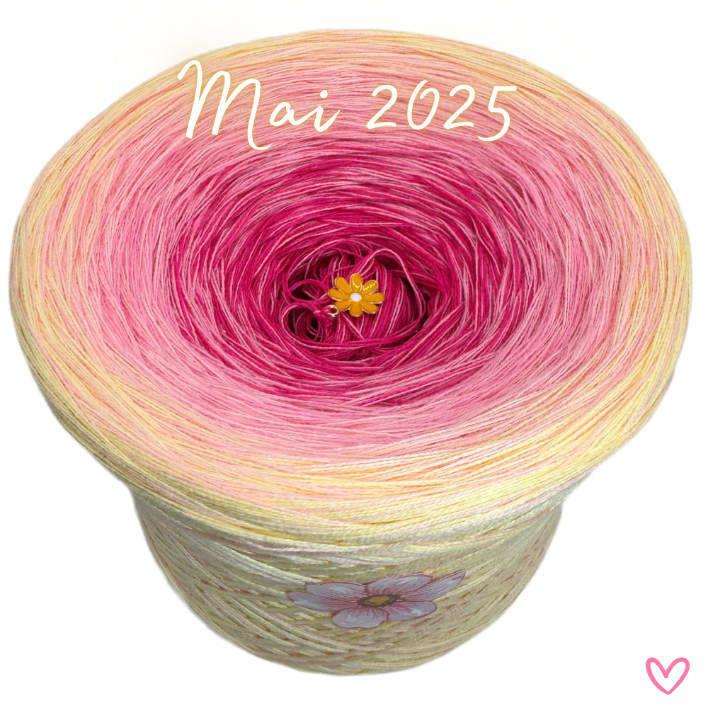 Farbverlaufsgarn (Bobbel) Mai 2025