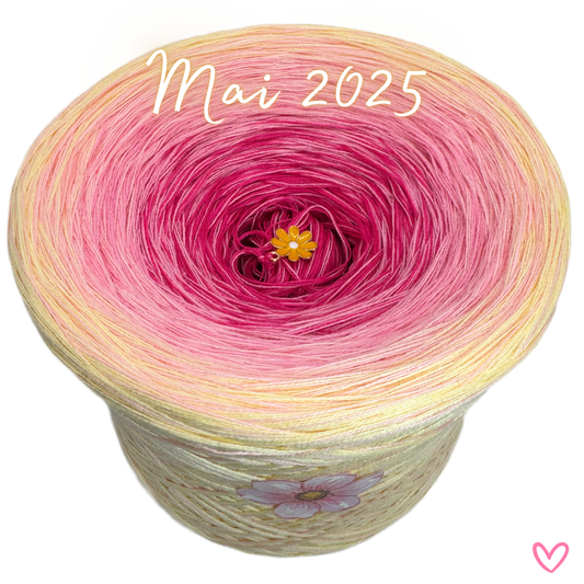 Farbverlaufsgarn (Bobbel) Mai 2025