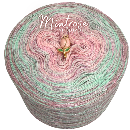 Bobbel Mintrose mit Glitzer ✨
