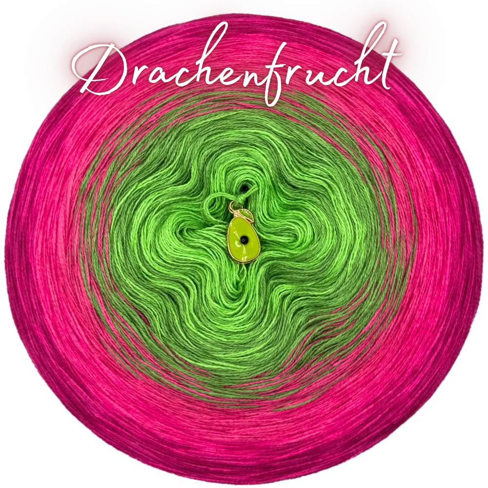 𝐒𝐨𝐟𝐨𝐫𝐭𝐤𝐚𝐮𝐟 Bobbel Drachenfrucht 1000m Lauflänge 4fädig in Tuchwicklung