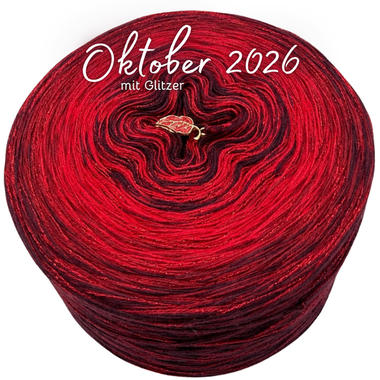 Monatsbobbel Oktober 26 mit Glitzer ✨