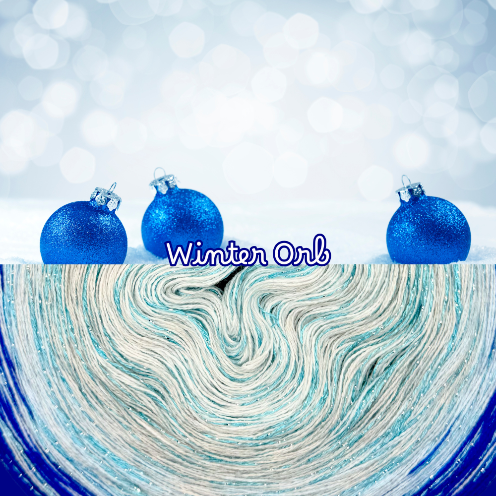Bobbel Winter Orb mit Glitzer ✨