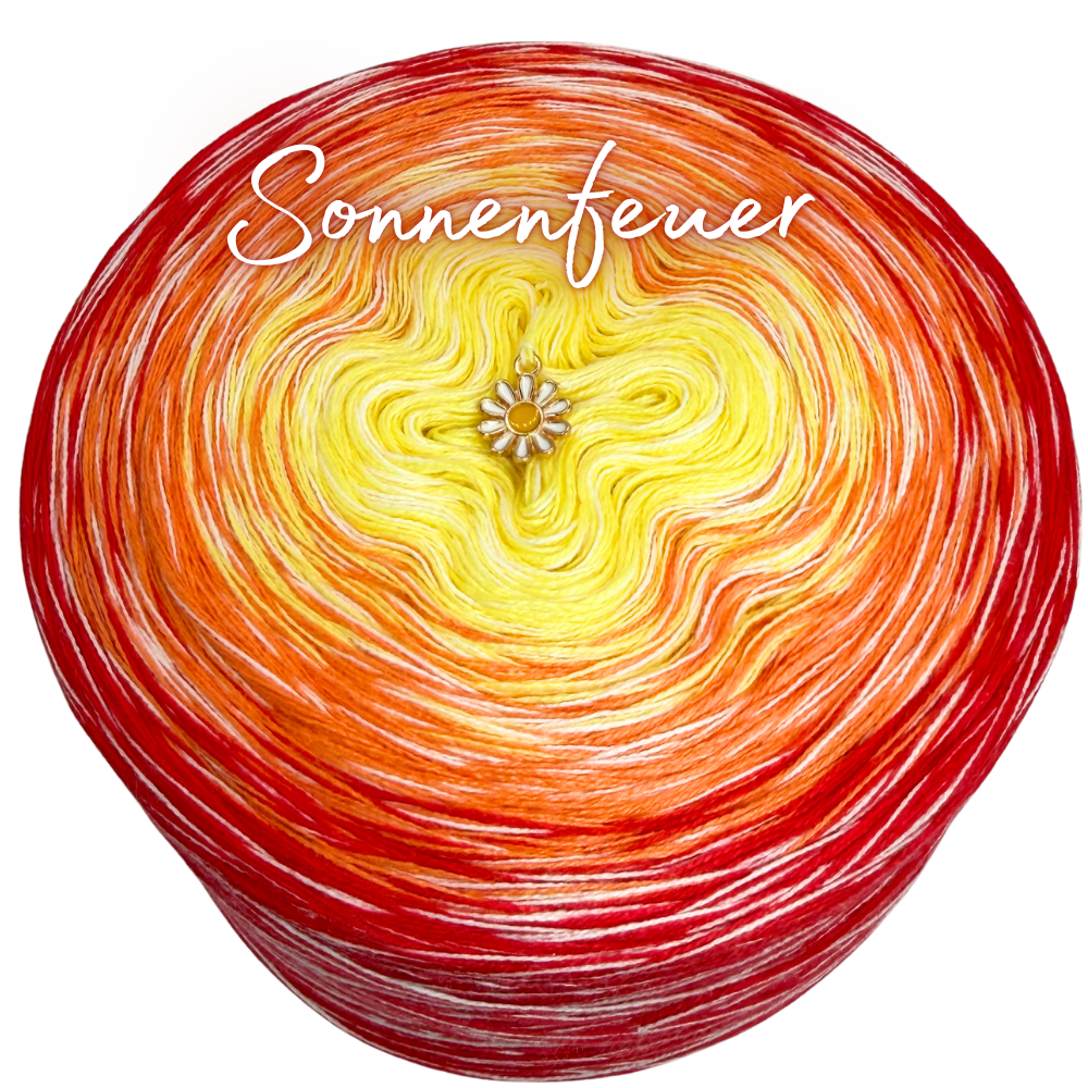 𝐒𝐨𝐟𝐨𝐫𝐭𝐤𝐚𝐮𝐟 Bobbel Sonnenfeuer 1200m Lauflänge 4fädig