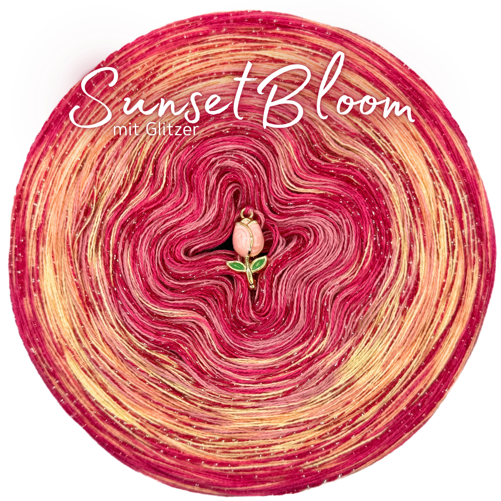 Bobbel Sunset Bloom 🌅 mit Glitzer ✨