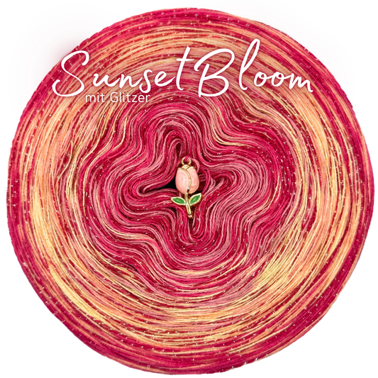 Bobbel Sunset Bloom 🌅 mit Glitzer ✨