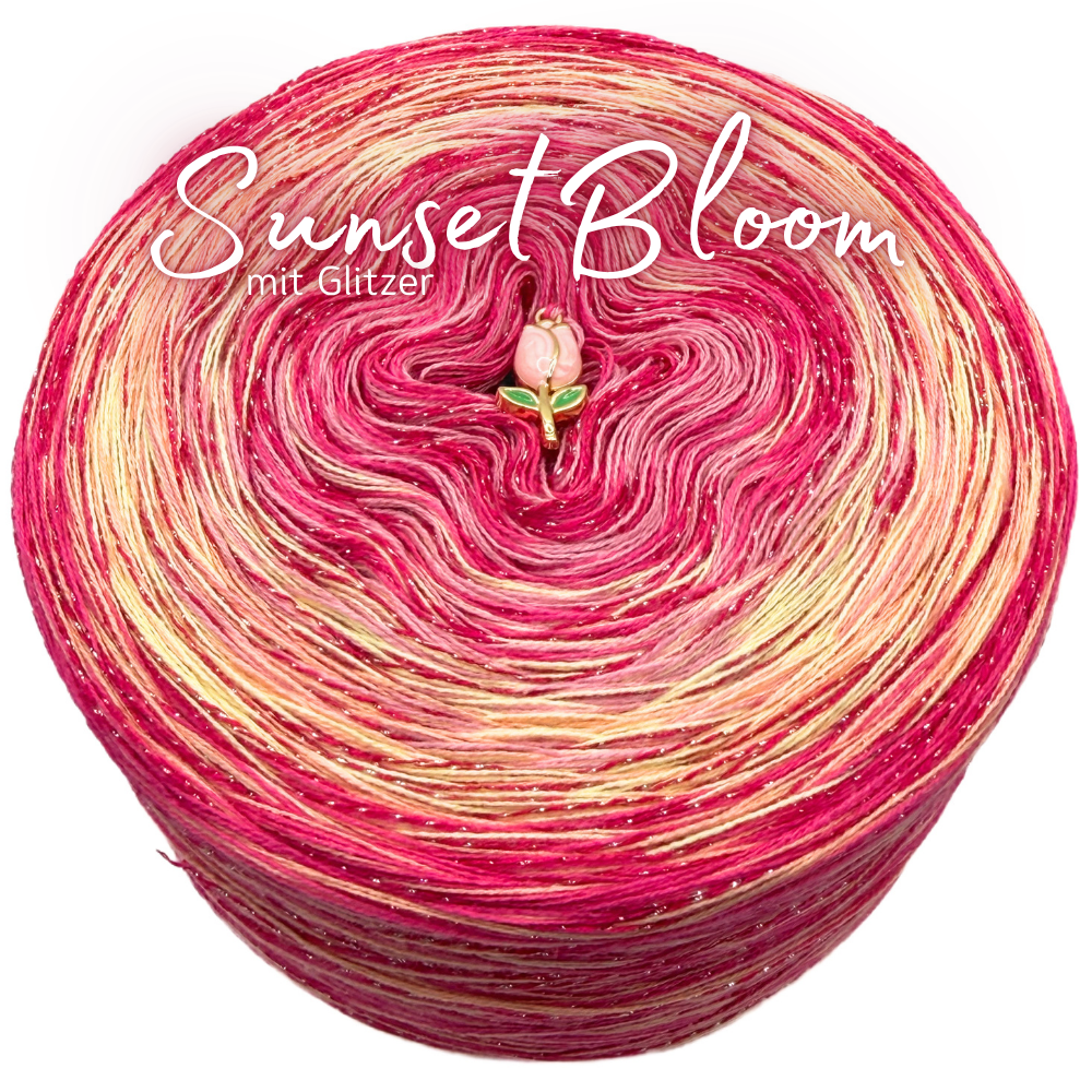 Bobbel Sunset Bloom 🌅 mit Glitzer ✨