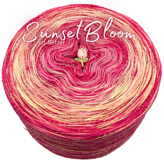Bobbel Sunset Bloom 🌅 mit Glitzer ✨