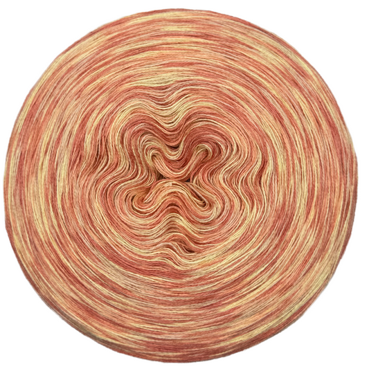 Melierter Bobbel (Vanille, Peach, Quarz, Koralle)